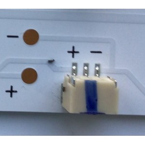 KIT DE LEDS PARA TV JVC (3 PZ) / NUMERO DE PARTE 4708K43WDD-A1117N01 / K430WDD1 A1 / 113X08-430D1021 / TD-220331-3220B833 / TSDL4700RA0 / PANEL 43FSATC-224H4099-01483E / MODELO SI43FRF